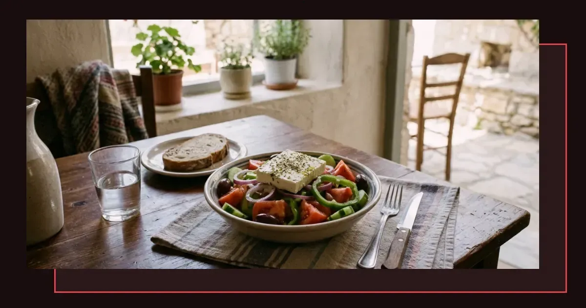 Horiatiki: the 6 ingredients that define Greece's village salad