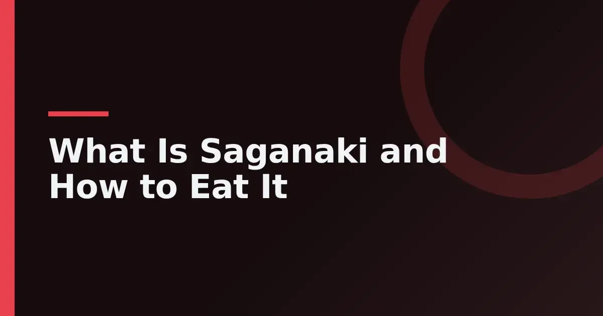 What saganaki is and how to enjoy Greece's flaming cheese dish
