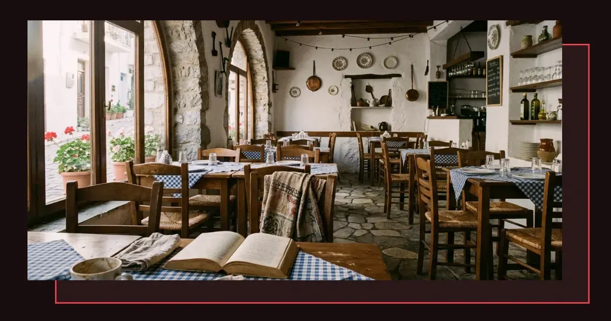 The Greek taverna experience: eight details that shape your evening